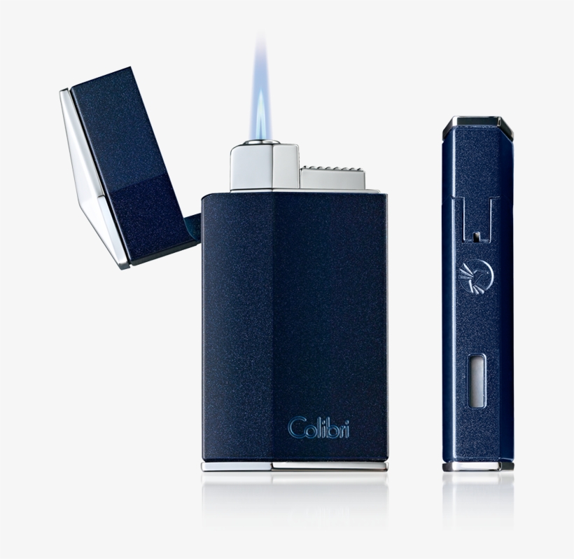 Colibri Diamond Polished Blue Lighter - Lighter, transparent png download