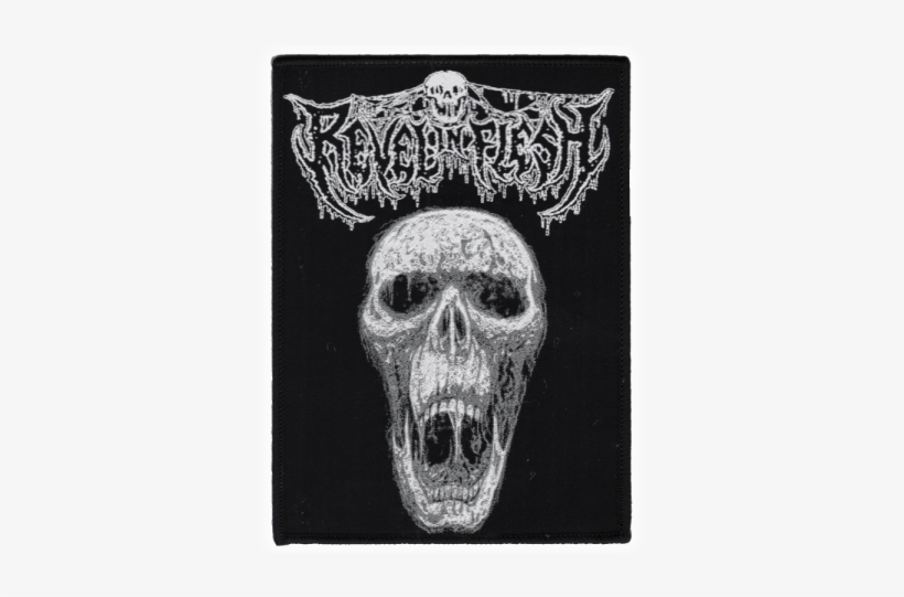Revel In Flesh Official Woven Patch Skull Sew-on Teutonic - Revel In Flesh: Deathevokation Cd, transparent png download