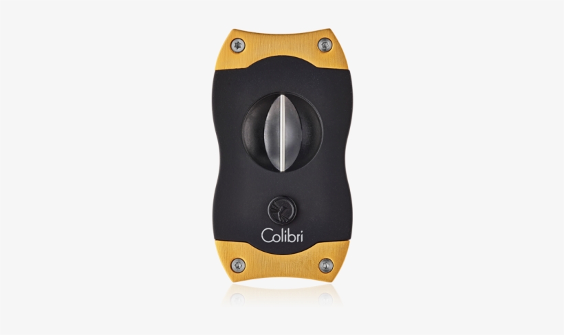 Colibri V Cutter Black/gold - Colibri V-cut Cigar Cutter, transparent png download
