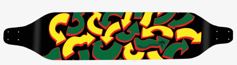 Rasta Arrows - Paradise Rasta Arrows Complete Longboard (8 X 40-inch), transparent png download