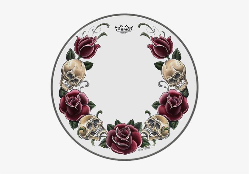 Powerstroke® P3 Skyndeep® Bass Drumhead - Remo Tattoo Skins, transparent png download