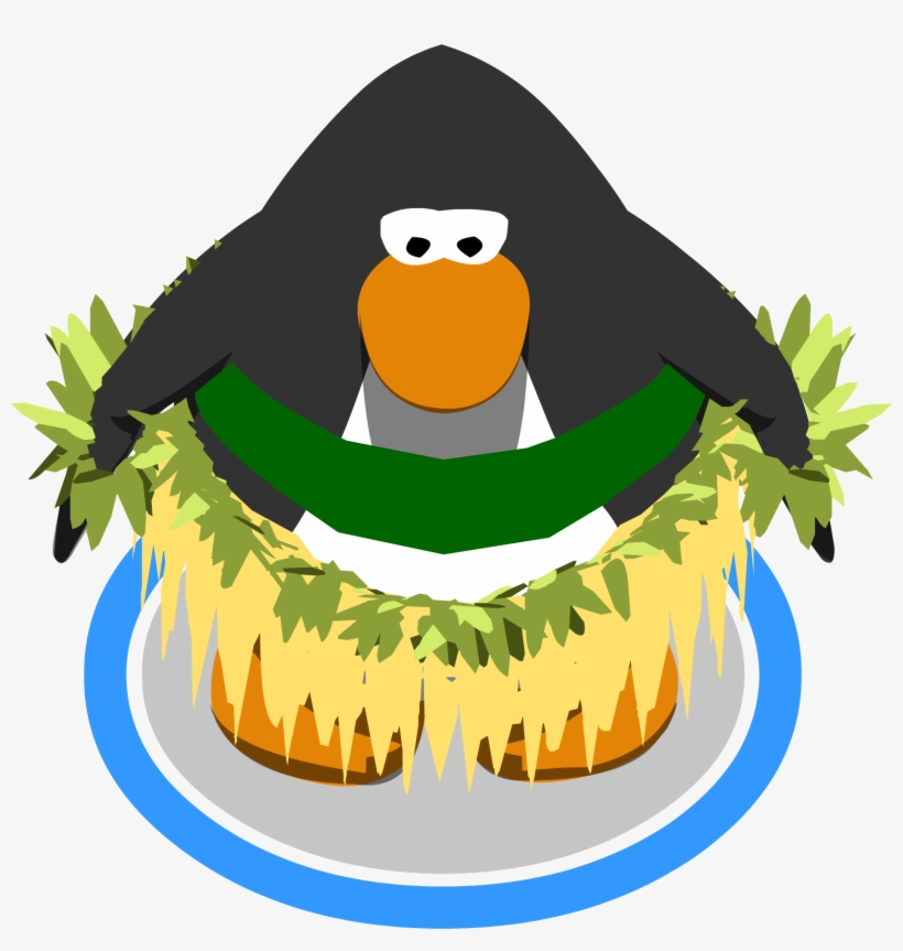 Watermelon Tiki Dress Ig - Club Penguin Vuvuzela, transparent png download