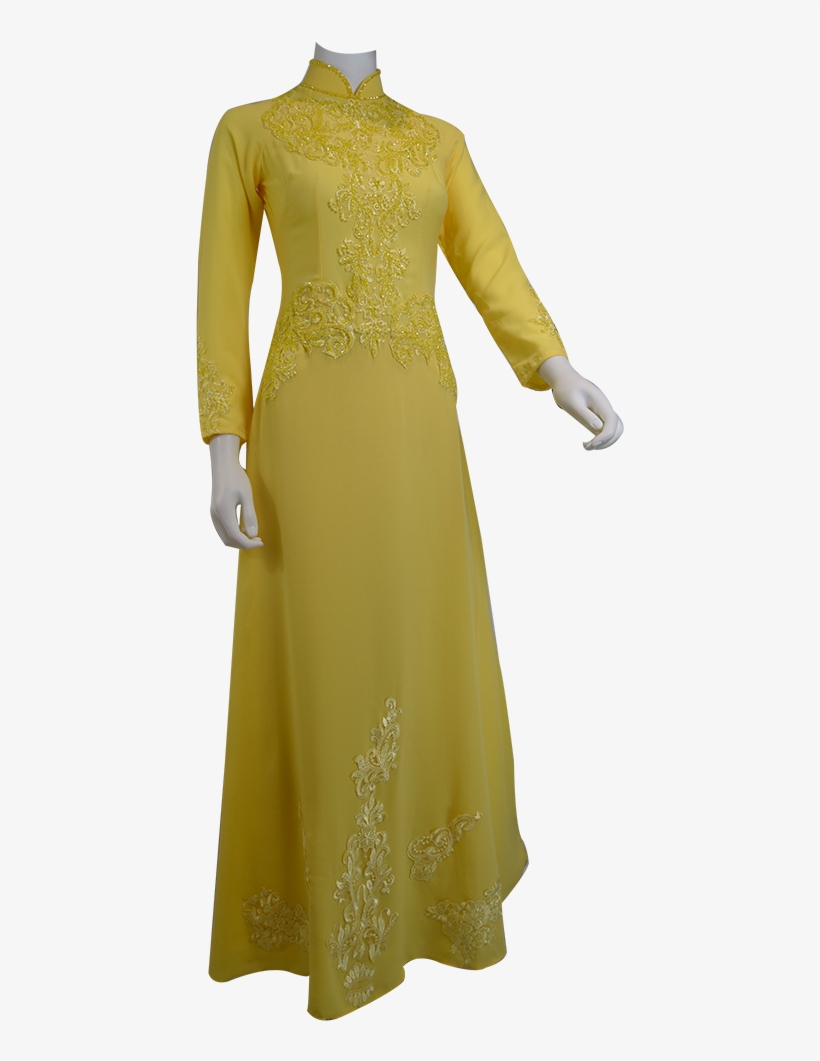 yellow ao dai