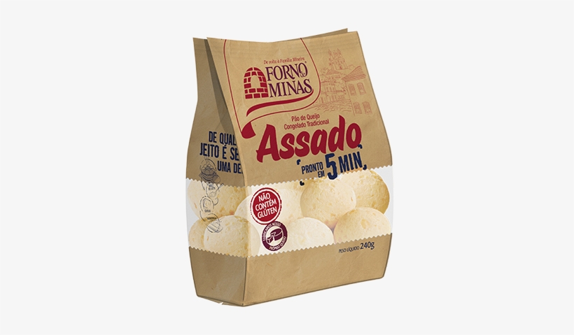 Pão De Queijo Assado E Congelado - Forno De Minas, transparent png download