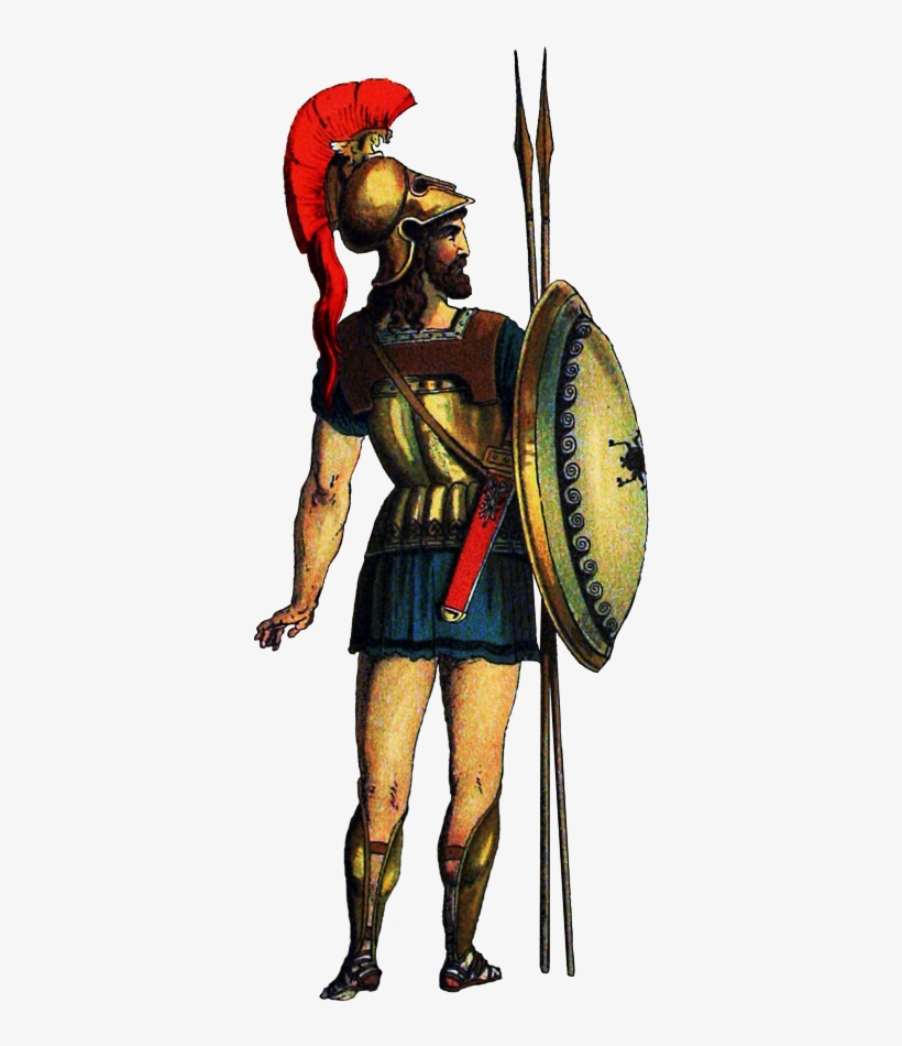 Greek Soldier - D&d Greek, transparent png download