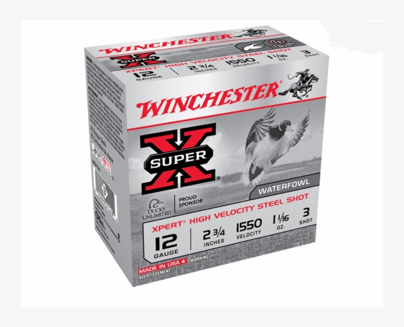 Winchester Xpert High Velocity Ammunition 12 Gauge - 12 Gauge Steel Shot, transparent png download