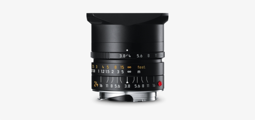 Leica M 24mm F3 - Leica Elmar-m 24mm F/3.8 Asph. Lens 11648, transparent png download
