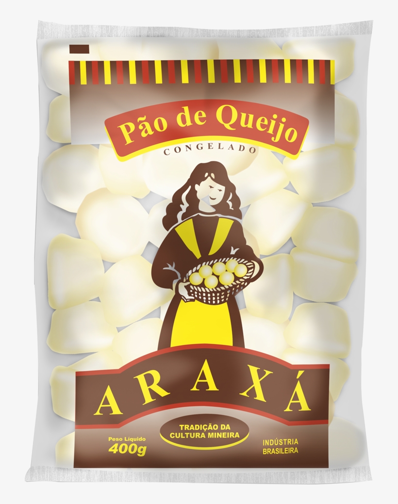 Pão De Queijo Congelado Tradicional Araxá 400g - Chocolate, transparent png download