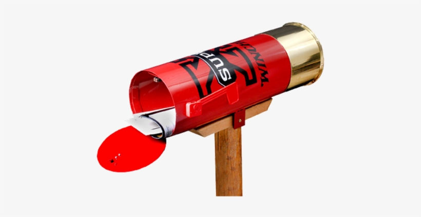 Winchester Super X Shotgun Shell Usps Mailbox - Shotgun Shell Mailbox, transparent png download