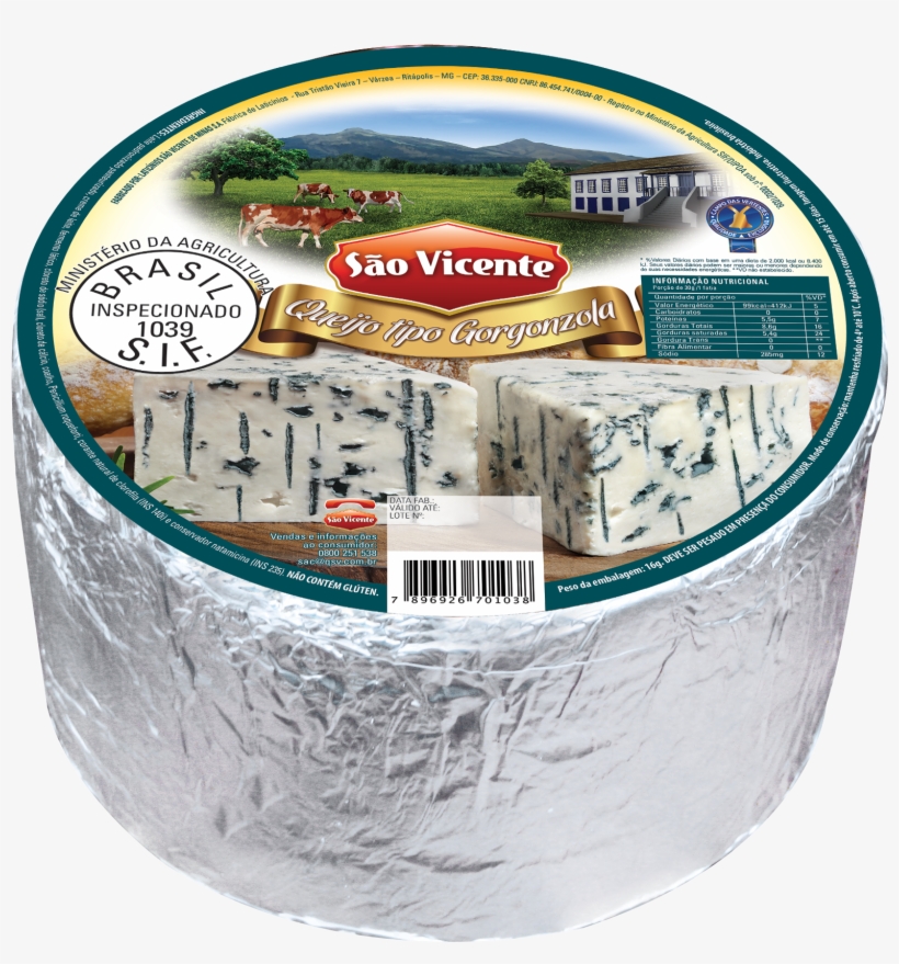 Gorgonzola Forma Simulação - Blue Cheese, transparent png download