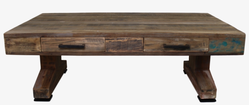 Coffee Table With 2 Drawers - Coffee Table, transparent png download