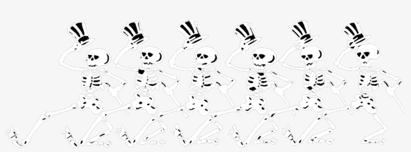 Well The Sun Went Down In Honey And The Moon Came Up - Dancing Skeletons Grateful Dead, transparent png download