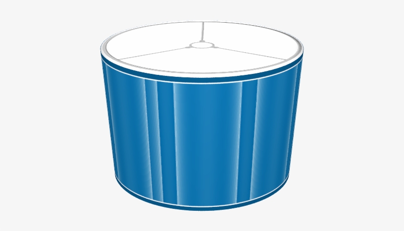 Med Blue & Light Blue Thick & Thin Vertical Stripes - Plastic, transparent png download