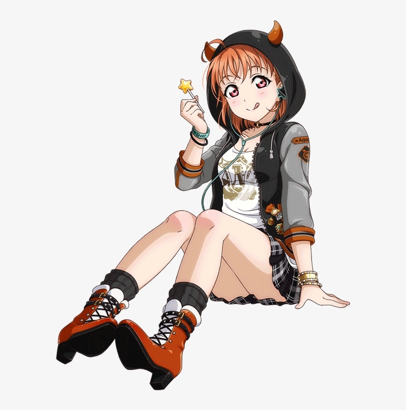 Punk Rock Chika Takami (love Live School Idol Festival) - 黒澤 ダイヤ ブルゾン, transparent png download