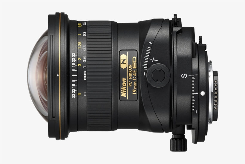 Nikon Pc Nikkor 19mm F/4e Ed Tilt Shift Lens - Tilt Shift 19mm Nikon, transparent png download
