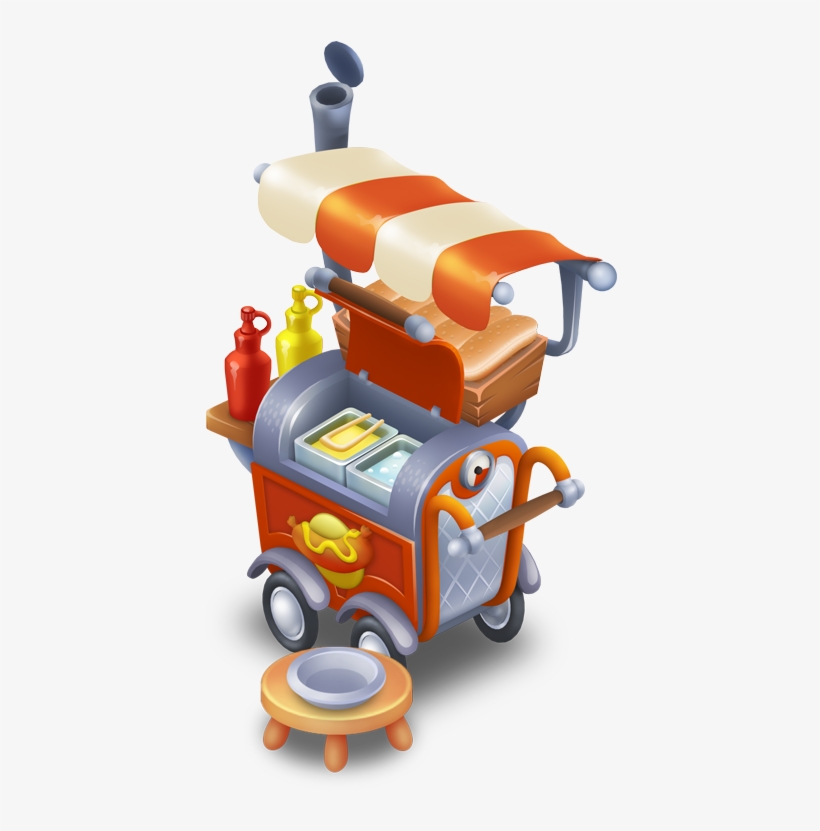 Hot Dog Stand - Hot Dog, transparent png download