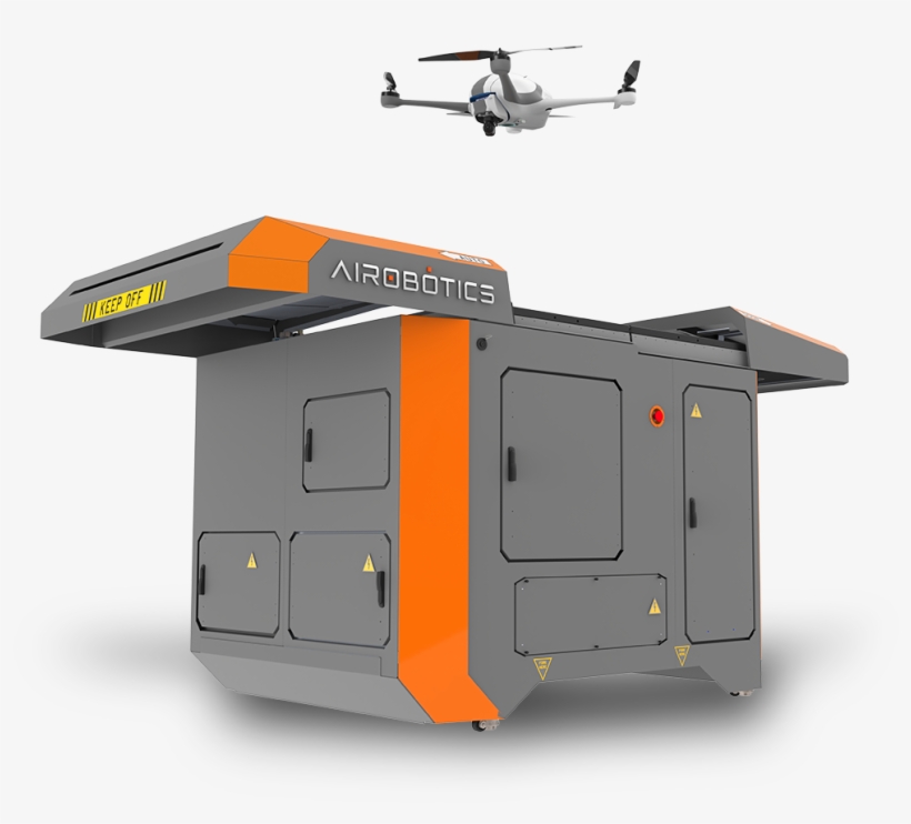 Airobotics Offers Fully Automated On-demand Industrial - Airobotics Drone, transparent png download