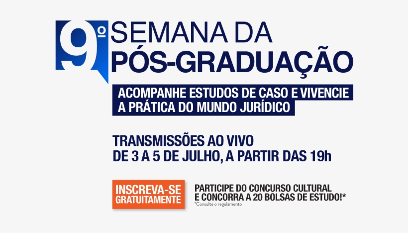 Inscreva Se Gratuitamente E Participe Do Concurso Cultural - Postgraduate Education, transparent png download