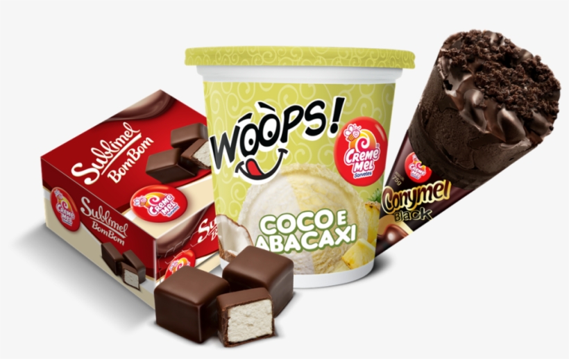 A Creme Mel Lança Três Novos Sorvetes - Creme Mel Sorvetes, transparent png download