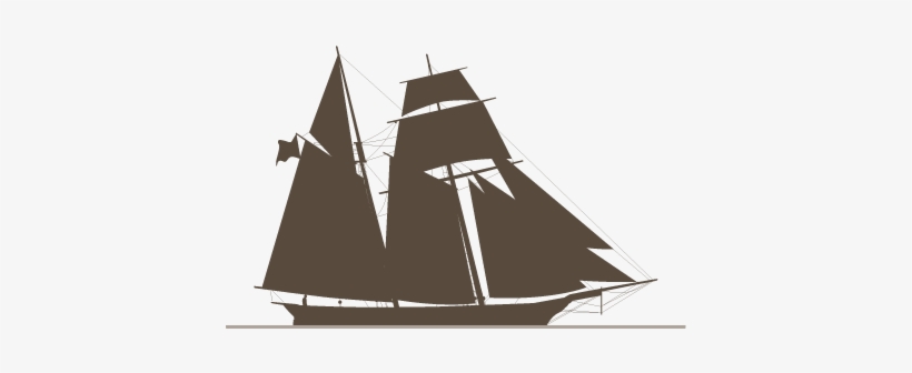 Topsail Schooner - Mast, transparent png download