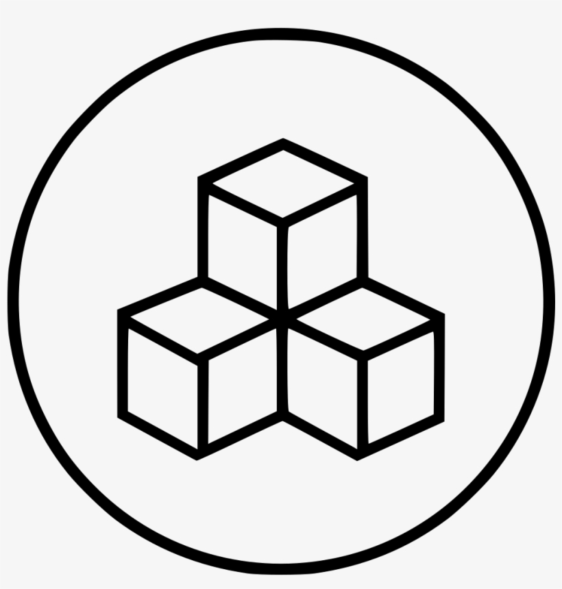 Geometry Shape Design Square Fashion Multiple View - Cube Icon, transparent png download