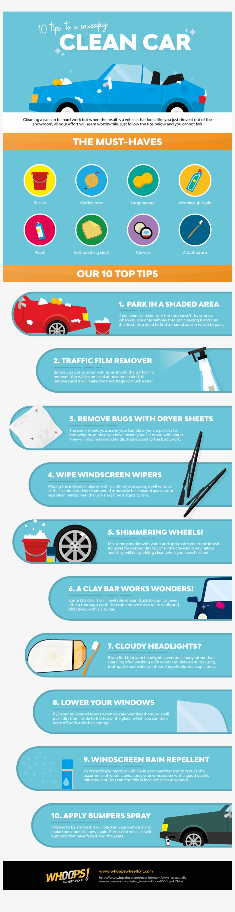 Tips To Keeping Your Car Squeaky Clean - Polish Your Car Infographic, transparent png download