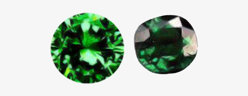 Tsavorite Garnet Brilliance Comparison - Gemstone, transparent png download