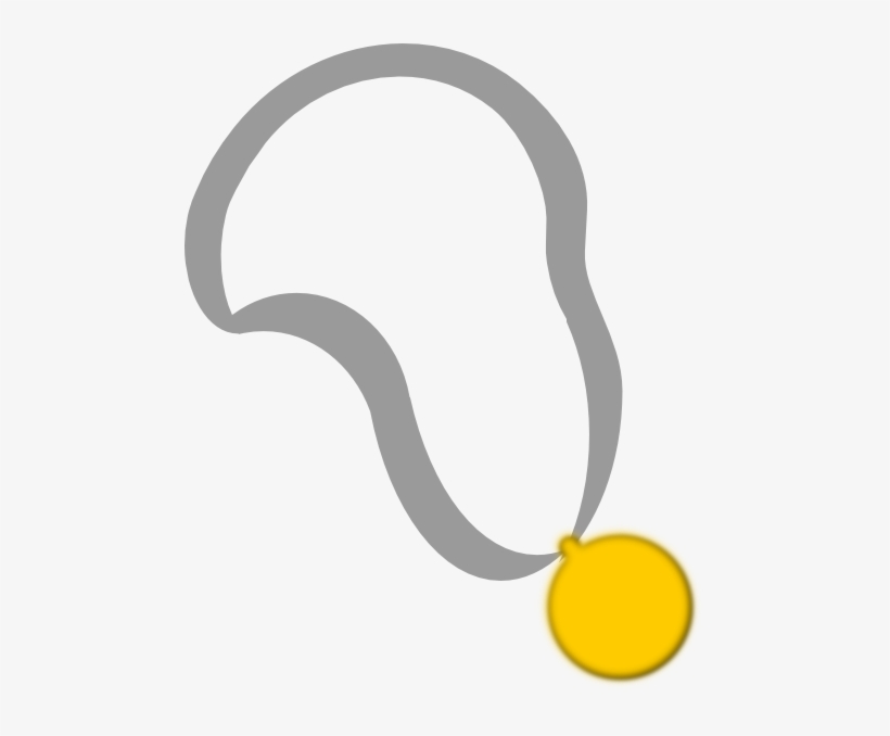 Clipart Necklace - Ribbon, transparent png download