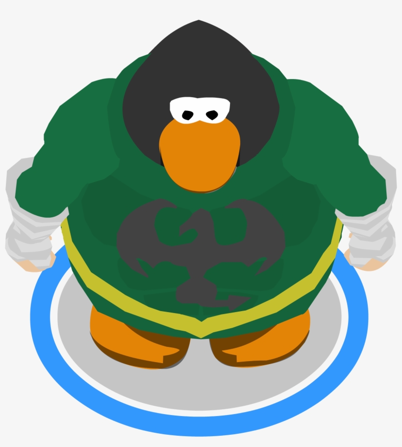 Iron Fist Bodysuit Ingame - Club Penguin Penguin Png, transparent png download