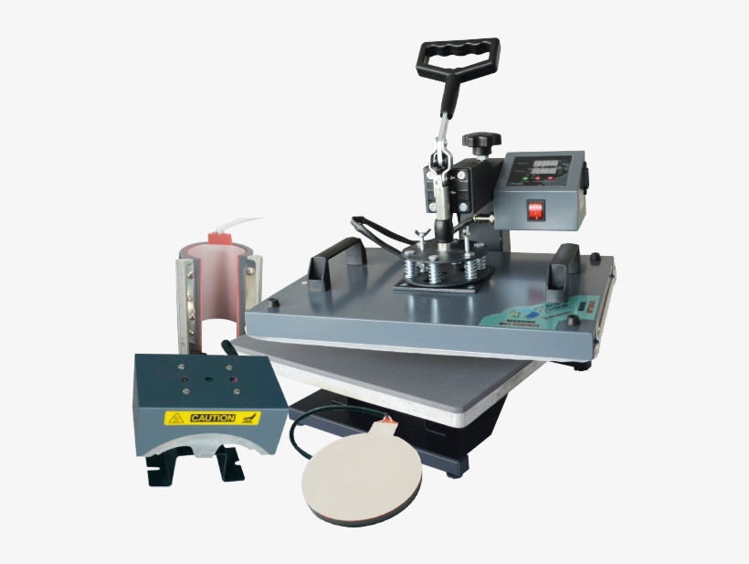 Combo Heat Press 4 In - Prensa 38x38 Color Make, transparent png download