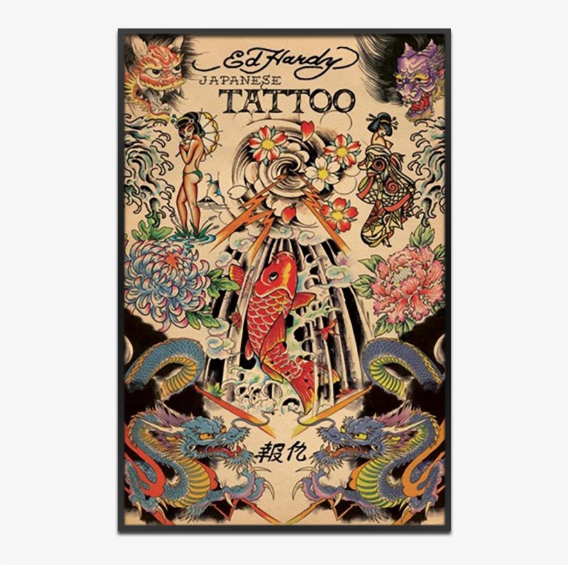 Japanese Tattoo - American Traditional Asian Tattoo, transparent png download