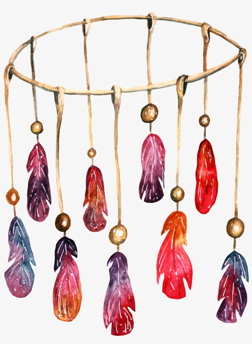 Feather Pendant Cartoon Png Transparente - Feather, transparent png download