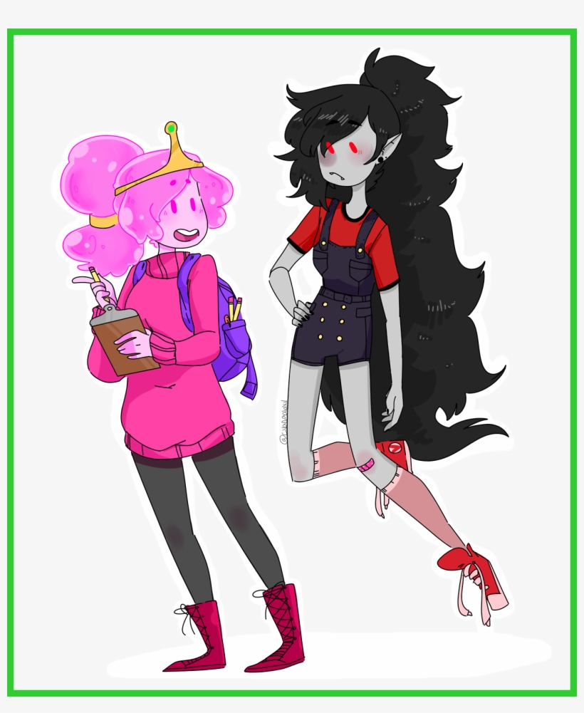 28 Collection Of Necklace Drawing Tumblr - Marceline And Bubblegum Costume, transparent png download
