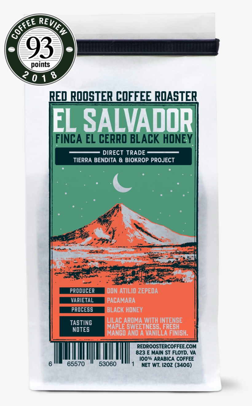 El Salvador Finca El Cerro Black Honey - 12oz,336g Panama Kotowa Shb Coffee Whole Beans, transparent png download