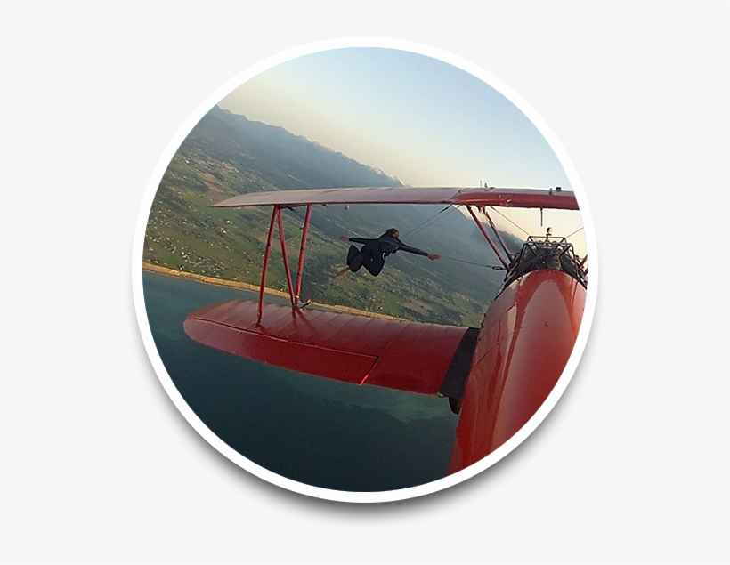 "we Could Not Have Had A Better Day, The Wing Walking - Biplane, transparent png download