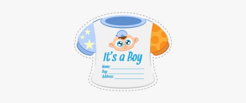 Baby Clothes Boy Shower Invitation Card Template, Baby, - Infant, transparent png download