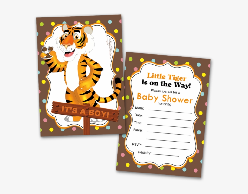 20 Baby Shower Cards And 20 Envelopes 'it's A Boy' - Baby Shower, transparent png download