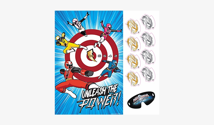 Power Rangers Ninja Steel Party Game Poster Birthday - Power Ranger Ninja Steel Invitations, transparent png download