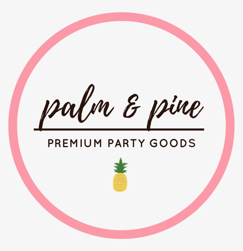 Palm & Pine Is A Boutique, Luxury Party Supply Store - Circle, transparent png download