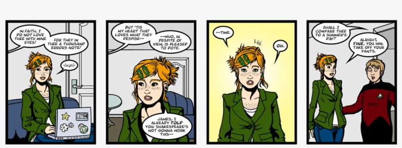 This Comic Strip Is A Funny Depiction Of What Can Sometimes - William Shakespeare, transparent png download