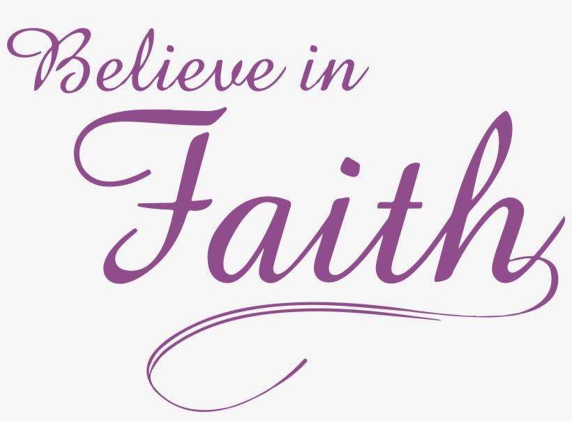 Believe In Faith Vinyl Decal Sticker Quote - Blank Fall Bucket List Printable, transparent png download