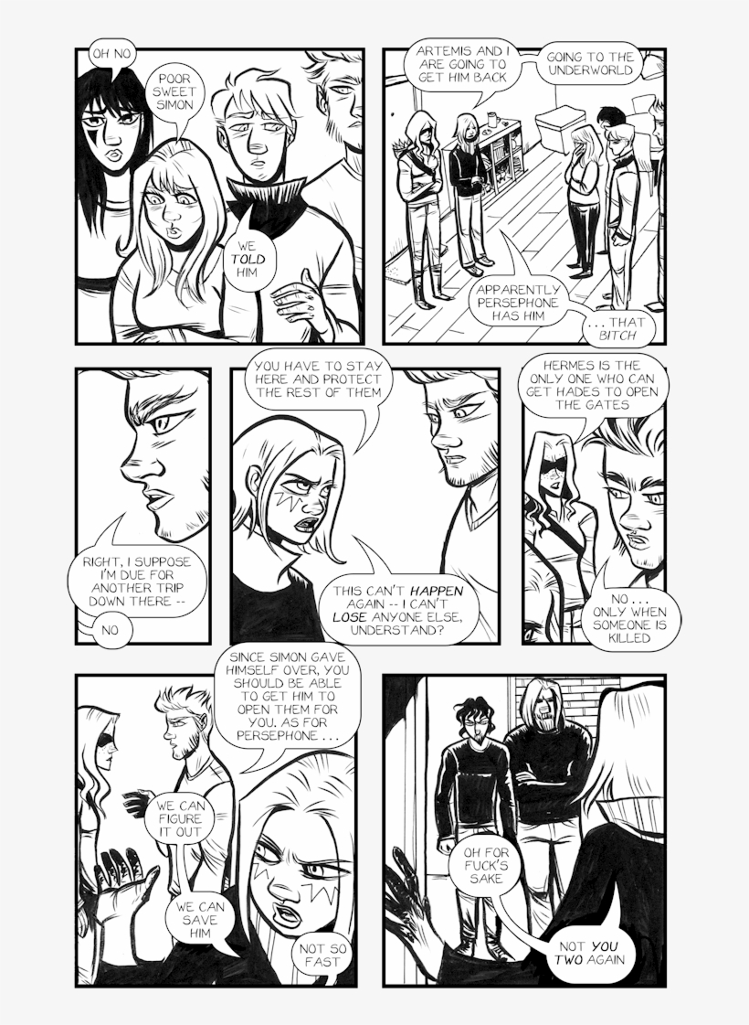 Gods & Undergrads - Comics, transparent png download