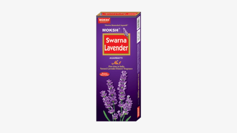 Buy Swarna Lavender Incense Stick In India - Moksh Swarna Lavender Agarbatti, transparent png download