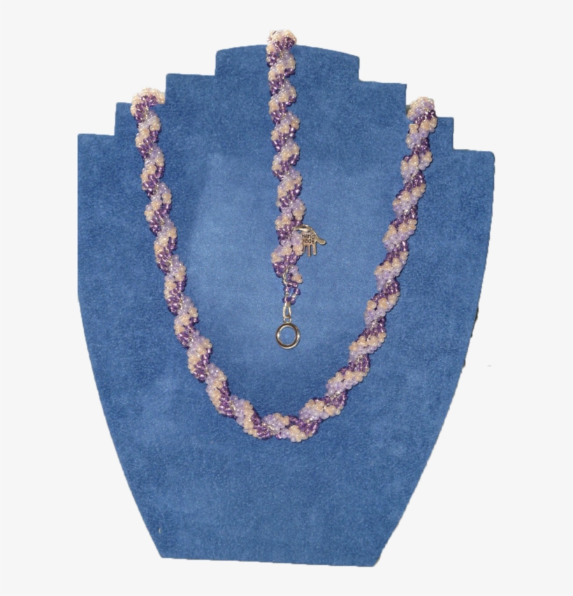 Lavendar Spiral Necklace And Bracelet - Chain, transparent png download