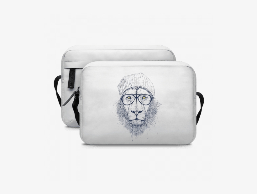 Cool Lion Canvas Print - Small By Balazs Solti, transparent png download