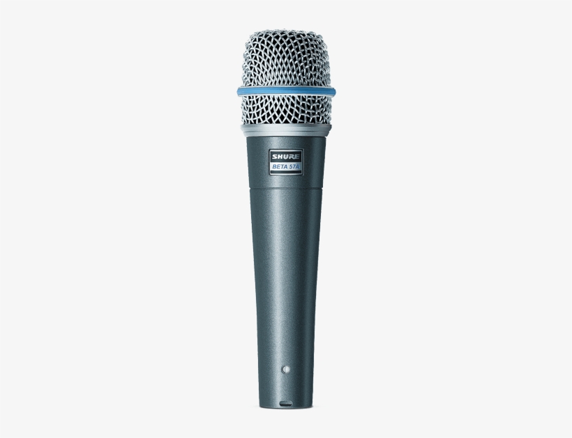 Microfono Shure Beta 57 Para Instrumento - Shure Beta 57 Dynamic Microphone, transparent png download