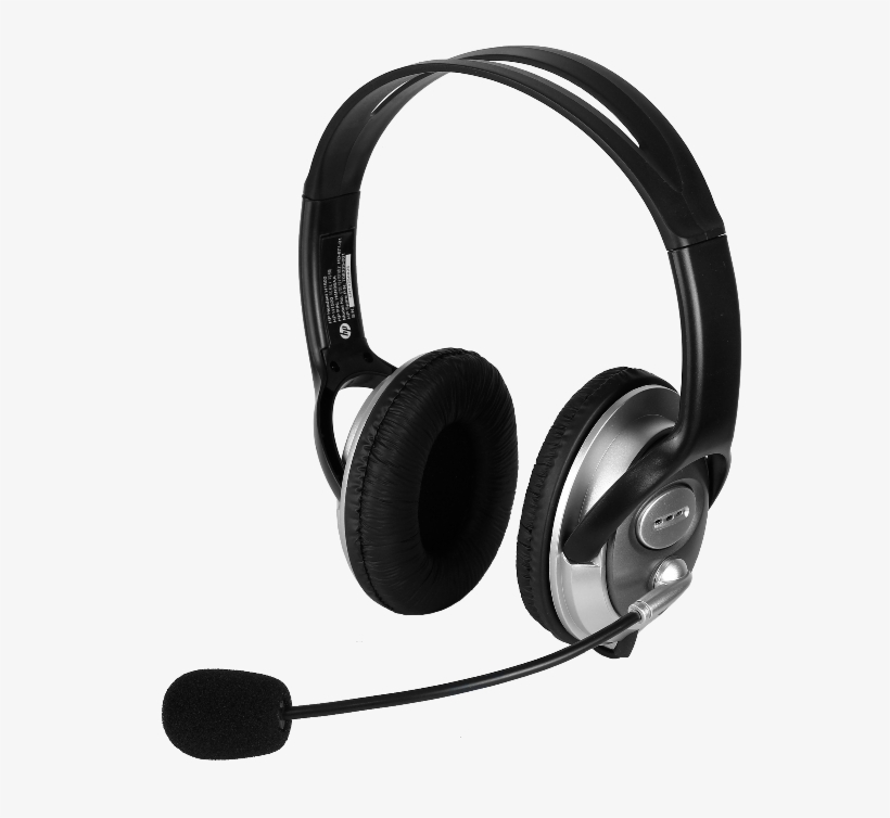 Diadema Hp On Ear Micrófono Alámbrico - Diadema Con Microfono Png, transparent png download