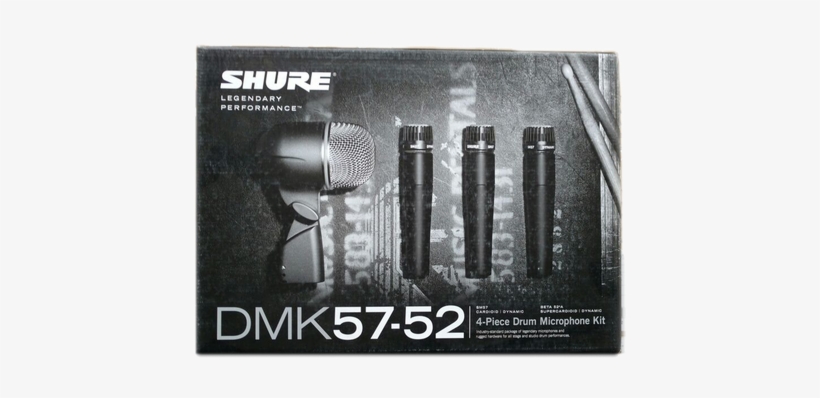 Kit De Micrófono Shure Dmk 57-52 - Shure Beta 52a Bass Drum Microphone, transparent png download