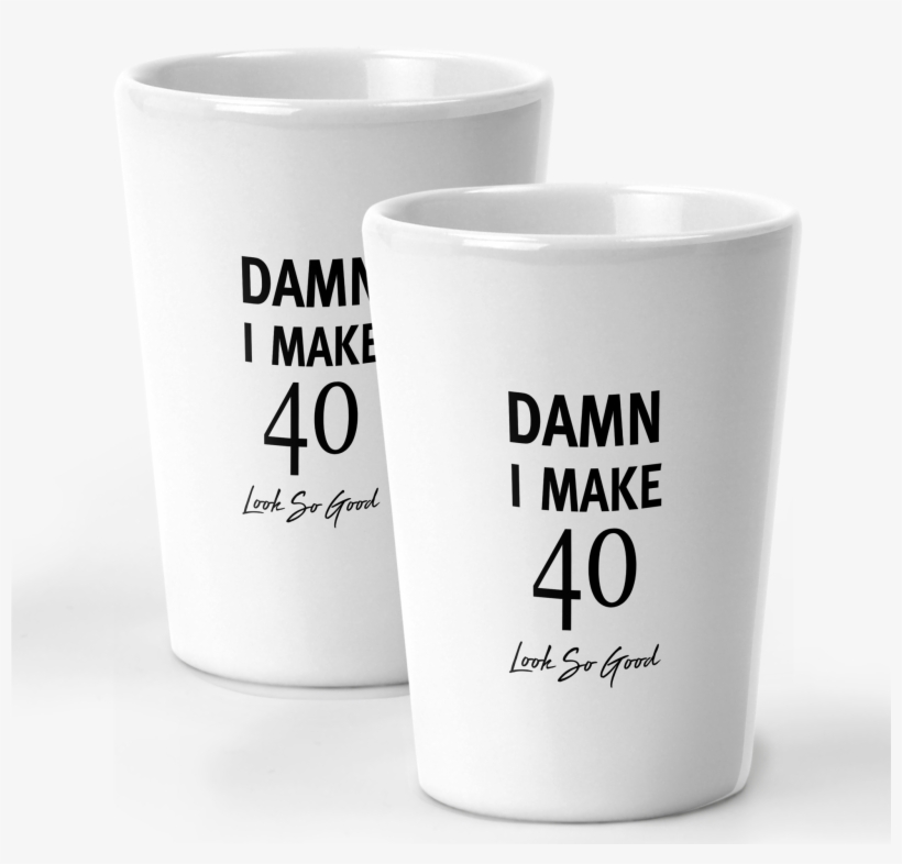 40th Birthday Pair Of Shot Glasses, 40th Birthday Gift, - Birthday, transparent png download