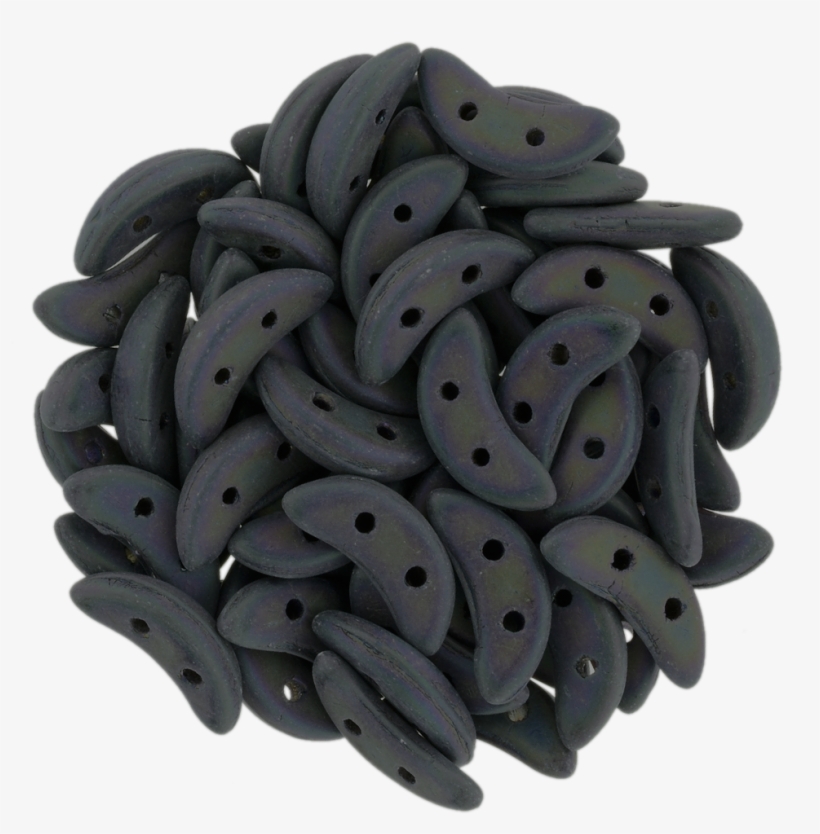 Czechmates 3x10mm Two Hole Crescent Matte Purple Iris - Czechmates Crescent (391-310-21195) Matte - Iris -, transparent png download